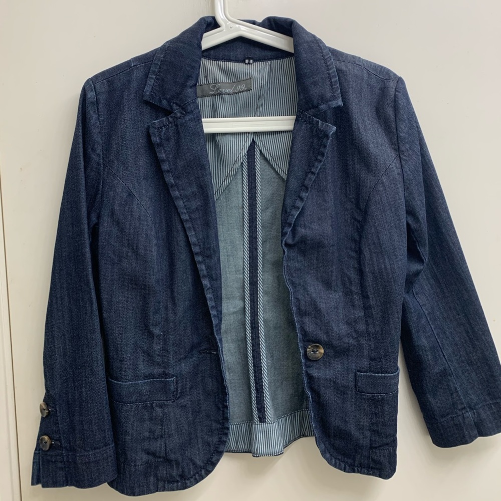 Dark Jean Blazer